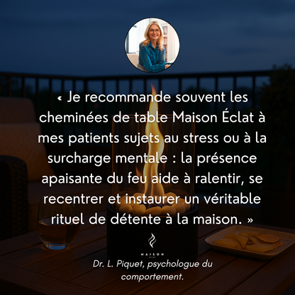 Cheminée de table
